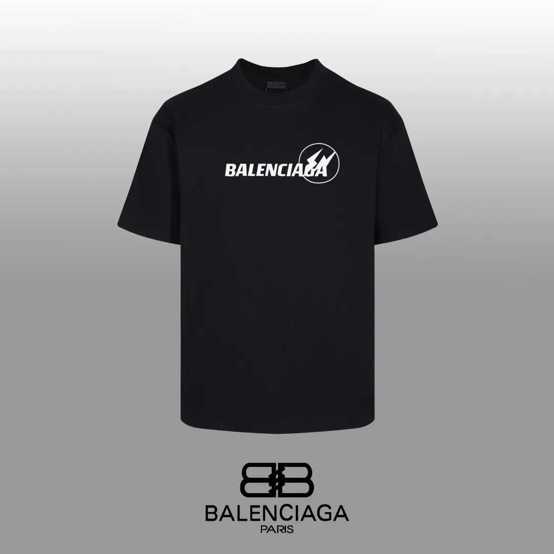 #「 Quality」 《BALENCIAGA 》24SS Classic T Quality - 2 - os 220 -26 280g - 320g - Quality ：Black White Size: XS-S-M-L